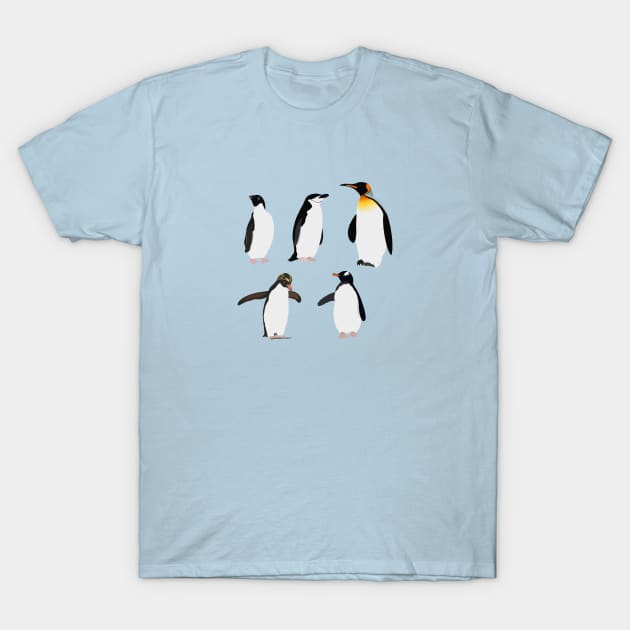 Antarctic Penguins T-Shirt by Brynn-Hansen